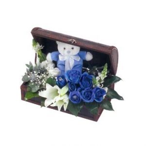 flowers in a box