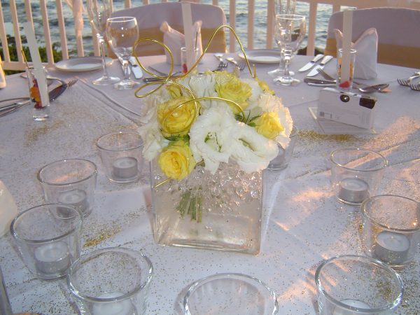 wedding flowerpots