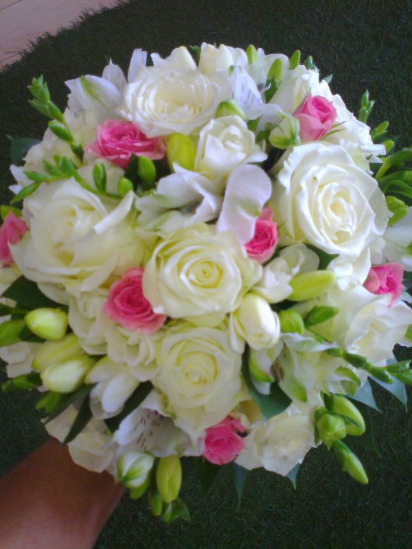 white roses